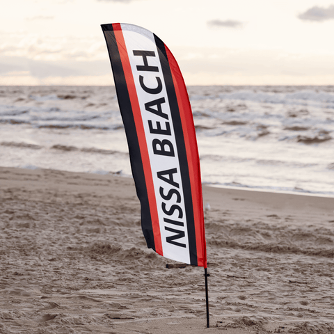 Beach flag et Oriflamme