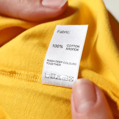 Etiquette Textile