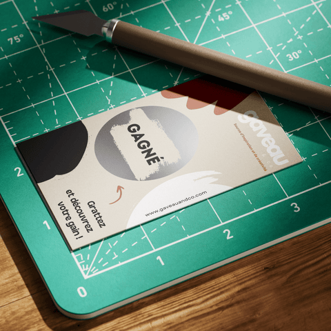 La carte à gratter comme cadeau client